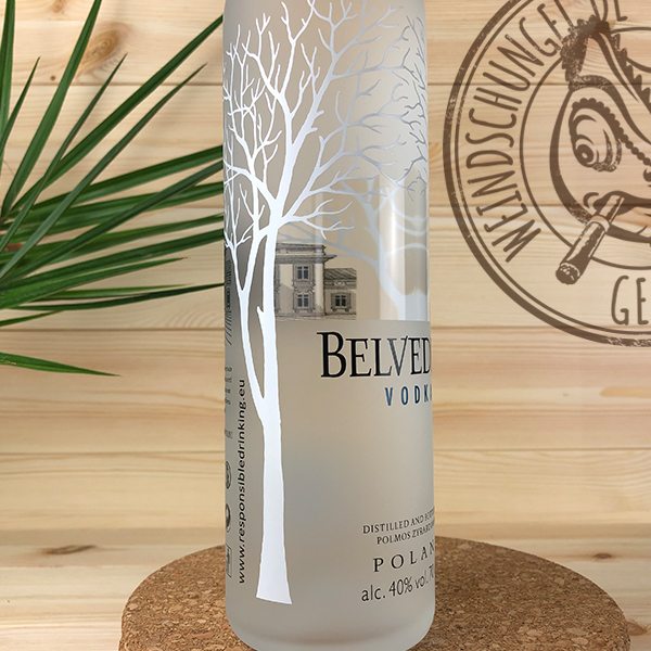 Belvedere Vodka 0,7 L. 40% Poland - Welt der Spirituosen Raritaeten